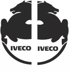 Iveco óriás matrica oldalra párban (100x60cm) FEKETE