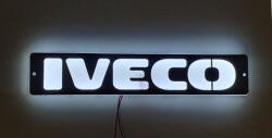 Iveco inox szögletes dísz HÁTTÉRVILÁGÍTÁSSAL
