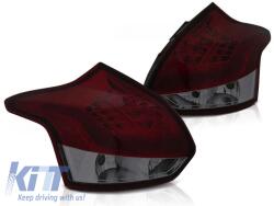  LED tuning hátsó lámpa szett Ford Focus III hatchback 2011-10.2014, fekete alap, bal és jobb (ABFOTX6010206)