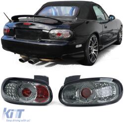 Átlátszó üveg hátsó lámpák króm pár Mazda MX5 NB 1998-2005 (ODTLM6012297)