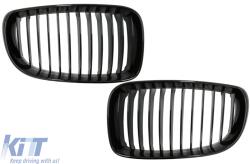KITT Vese hűtőrács BMW 1 E81 E82 E87 E88 LCI (2007-2011) modellekhez, zongoralakk fekete (FGBME87PB)