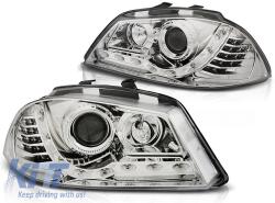 KITT Lightning DAYLINE fényszóró Seat Ibiza 6L 03-08 DRL-optikás fekete (SWSI05GXB)