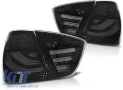  LED csíkos hátsó lámpák füstölt fekete BMW E90 03.05-08.08 (TTTLB6028635)