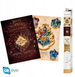 AbyStyle Harry Potter 2 db Chibi poszterkészlet 52x38 Crest & Marauders