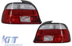 KITT Lightning Hátsó lámpa BMW 5-ös E39 (1996-2003) piros-fehér LCI Design (RB19D)