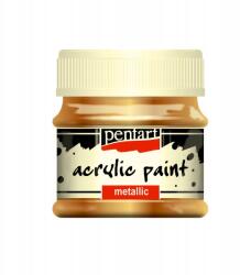 Pentart Metál akrilfesték Pentart 50 ml antik arany decoupage fa
