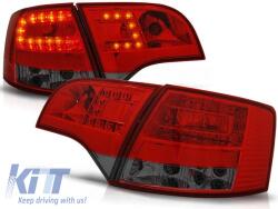  LED tuning hátsó lámpa szett Audi A4 B7 11.2004-03.2008 kombi, bal és jobb (ABAUTX6010015)
