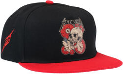 ROCK OFF șapcă snapback Metallica - The Shortest Straw Red Eyes - roșu/negru - ROCK OFF - METSBCAP05BR
