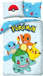 Halantex ágyneműhuzat Pokémon Bulbasaur barátaival 140x200, 70x90 (POK-553BL)