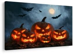 Dovido Tablou dovleci de Halloween sub lilieci - 40x30