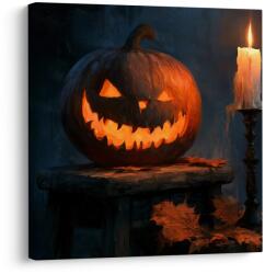 Dovido Tablou dovleac de Halloween în penumbră - 30x30