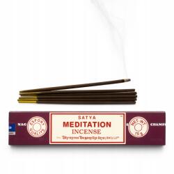 Satya Füstölő Satya Meditáció 15 g virágos gyógynövényes illat otthon jóga és relaxáció (8904245400286)