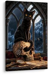 Dovido Tablou pisică misterioasă în stil gotic - 20x30