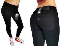 Levi's csövek 710 Skinny W26 L32 fekete