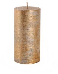 Provence Lumânare rustică Provence de culoare cupru, 12 cm