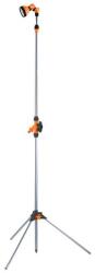 HECHT Dus cu tija telescopica HECHT 00202, lungime 172 - 229 cm, material polipropilena, culoare argintiu/portocaliu