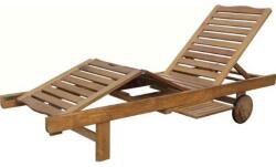 HECHT Sezlong reglabil HECHT Resort A, din lemn tropical dur Meranti, greutate maxima suportata 160 kg