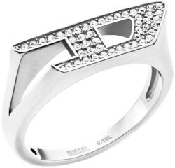 Diesel Acél unisex gyűrű kristályokkal DX1629040 50 mm
