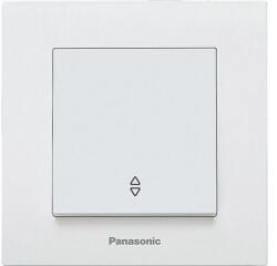 Panasonic Intrerupator cap scara simplu Panasonic Karre Plus, alb, rama inclusa, WKTC0003-2WH (ROH006)