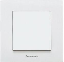Panasonic Intrerupator simplu Panasonic Karre Plus, alb, rama inclusa, WKTC00012WH-EU2 (ROH003)