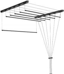 Sepio Mennyezeti ruhaszárító, 6x180 cm, fekete, Sepio (~3933) Ruhaszárító