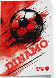 Dinamo Red Splash jegyzetfüzet, A5, vonalas (caia5romredspldnm)
