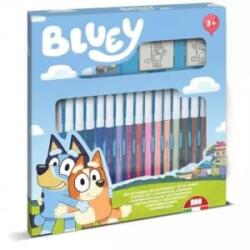 Kensho Bluey: Nyomda készlet filctollakkal - 18 darabos (MUL-86120) (MUL-86120)