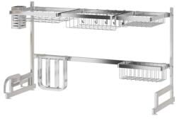 Zokura Edényszárító, inox, 85x32x52cm - Zokura (Z1362)