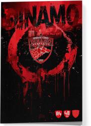 Dinamo jegyzetfüzet, A4, vonalas, Piros/Fekete (caia4romrosnehdnm)
