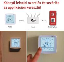 GoSmart Programozható vezetékes szobatermosztát WiFi-vel P56S01