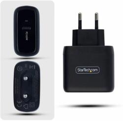 StarTech 65W USB-C GaN fali laptoptöltő fekete 1065EB-WALL-CHARGER (1065EB-WALL-CHARGER)