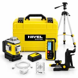 Nivel System SET Nivelă Laser 3D Nivel System CLx3R, Roșu, 3x360° + Trepied SJJ-M1 EX + Receptor Digital CLS-300 (CLx3REXCLS-300)