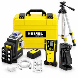Nivel System SET Nivelă Laser Motorizată Nivel System CLx3B MOTOR, Albastru 505 nm, 3x360° + Trepied SJJ-M1 EX + Senzor CLS-5 (5908263353893)