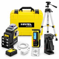 Nivel System SET Nivelă Laser Motorizată Nivel System CLx3B MOTOR, Albastru 3x360° + Trepied SJJ-M1 EX + Receptor CLS-310 Digital (5908263353909)