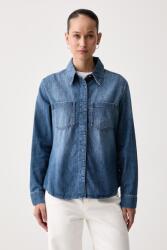 Benetton cămașă de damă din denim 9BY2-KDDZOB_55J (5YU3DQ0F9)