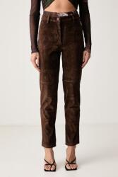 Bardot pantaloni pentru femei din imitație de piele întoarsă NIA 9BY2-SPDZM4_89X (60591PB4)