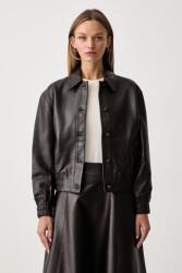 Officine Generale geacă de biker pentru femei din piele MAUREEN 9BY2-KUD018_89X (W26WLTR558)