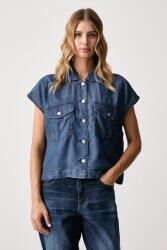 Benetton cămașă de damă din denim 9BY2-KUDZAN_59X (2KHNDN0A7)