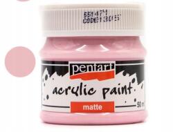 Pentart Akrilfesték matt Pentart 50 ml rózsaszín fa decoupage fedőfesték (1305)