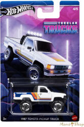Mattel : Tubular Trucks : 1987 Toyota Pickup Truck fém kisautó (HRR98)