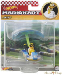 Mattel : Mario Kart : Lakitu Standard Kart + Parafoil Glider fém gokart vitorlázóval (HDB45)