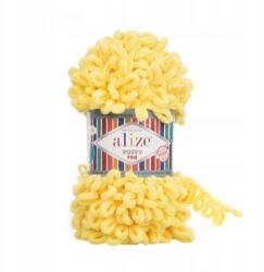 alize Puffy Fine Fonal 113 Sárga Plüss Hurok Puha (8697678065381)