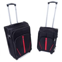  Fekete "Practical" vízálló bőrönd szett 2 db M XL méret (3501)