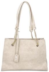 RIEKER Geanta dama, Rieker, H1336-60-Bej, de mana, piele ecologica, casual, cu accesorii metalice, bej