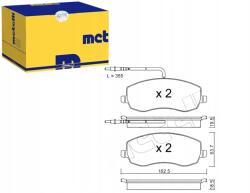 Metelli Fékbetét Készlet, Tömítés: Metelli 22-0847-0 Fékbetét készlet, tárcsafék