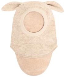 HUTTEliHUT Cagulă dublată lână merinos fiartă Huttelihut - Bunny Sand Melange