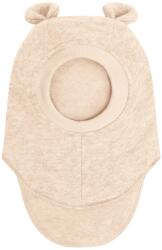 HUTTEliHUT Cagulă dublată lână merinos fiartă Huttelihut - Teddy Sand Melange