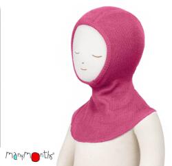 ManyMonths Cagulă ManyMonths lână merinos - Nebula Pink