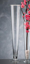 AdTrend Vaza flori sticla transparenta 14 x 70 cm (78381)
