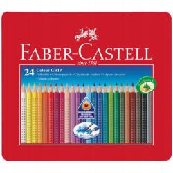 Faber-Castell Grip színes ceruza 24db fém dobozban (4005401124238)